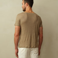 Men's Fischer Linen Boatneck Tee