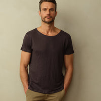 Men's Fischer Linen Boatneck Tee