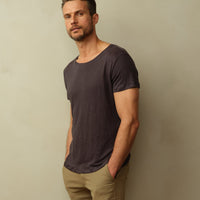 Men's Fischer Linen Boatneck Tee