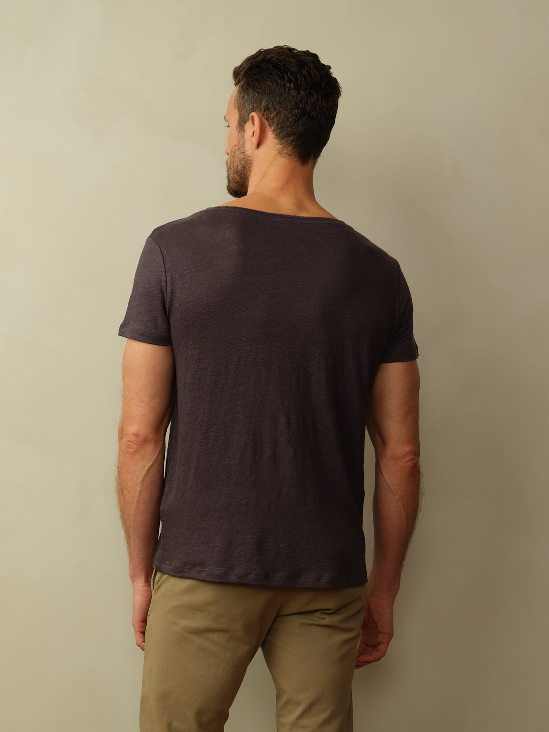 Men's Fischer Linen Boatneck Tee
