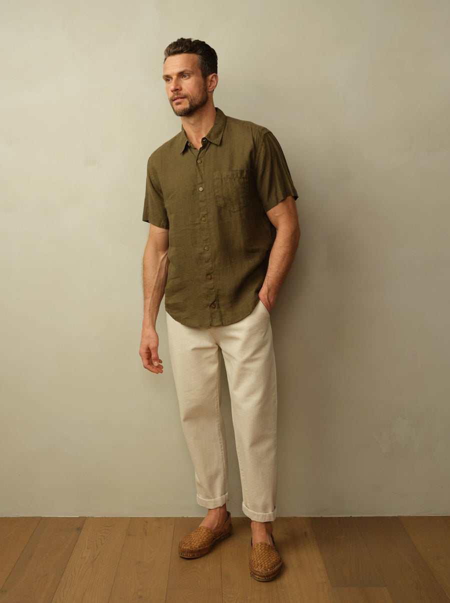 Men's Hudson Linen S/S