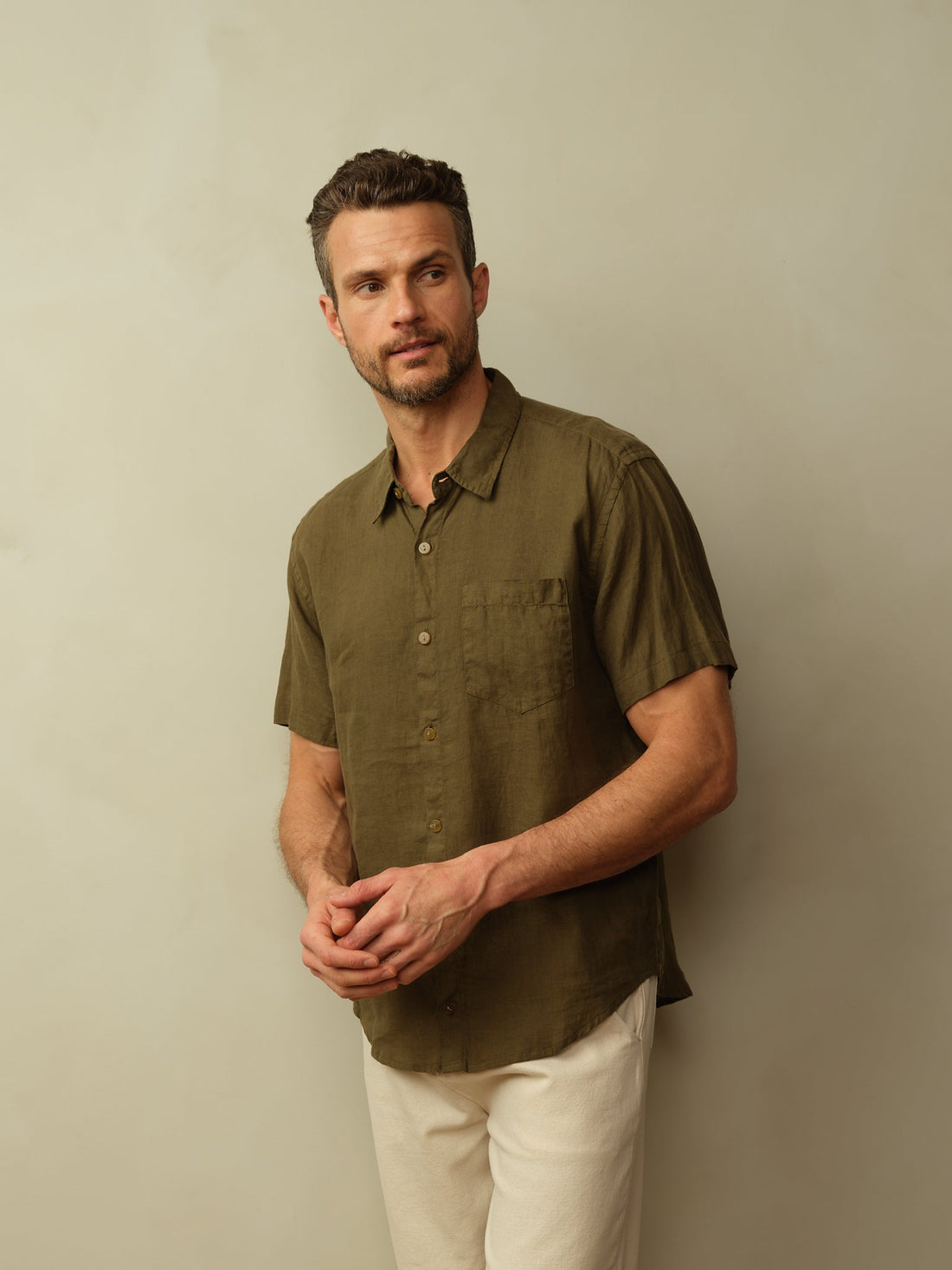 Men's Hudson Linen S/S