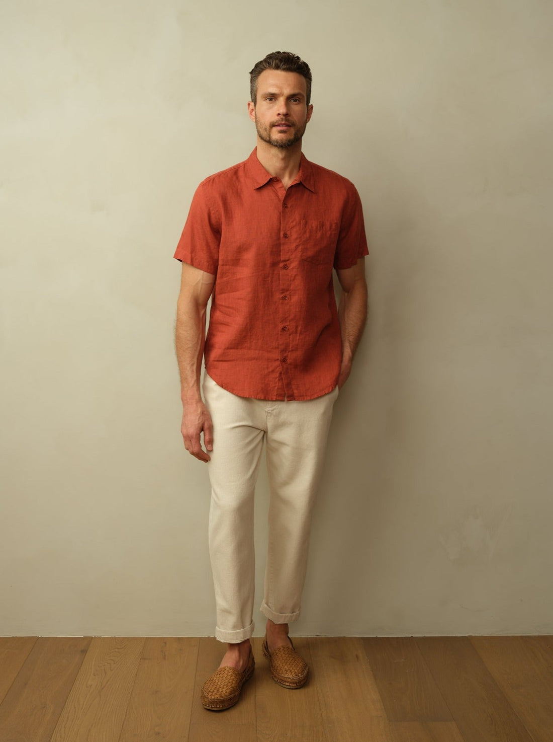 Men's Hudson Linen S/S