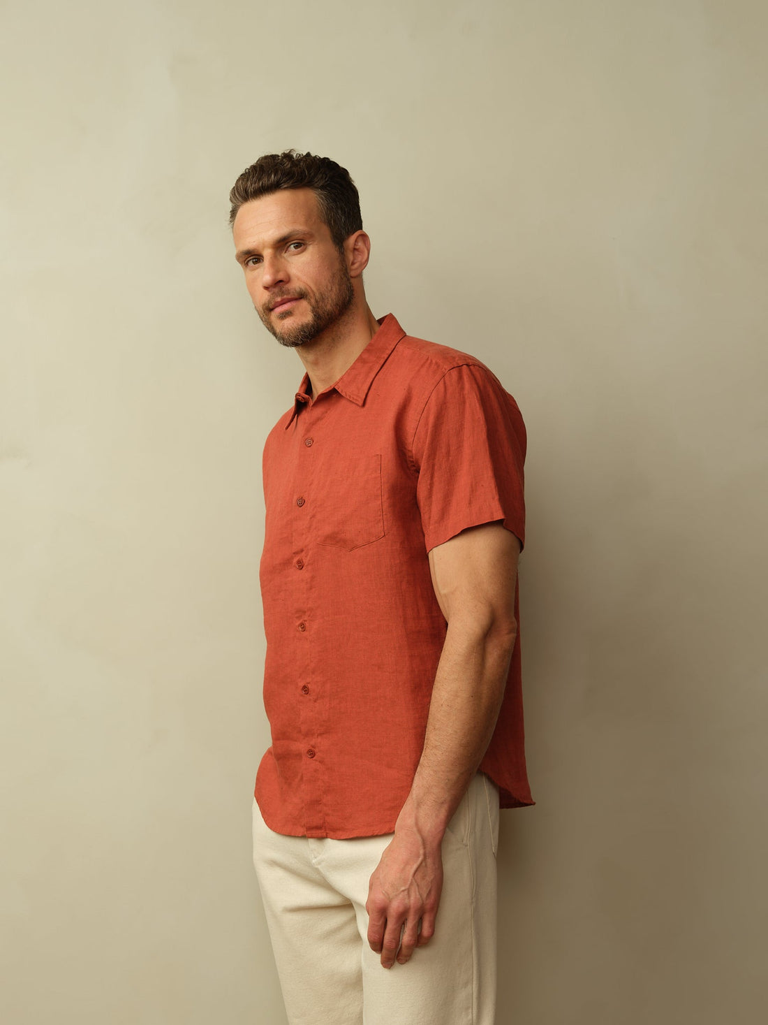 Men's Hudson Linen S/S