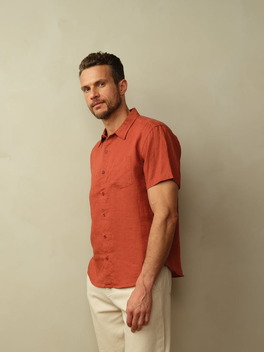 Men's Hudson Linen S/S
