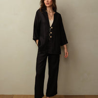 Women's Aoki Linen Kimono Jacket