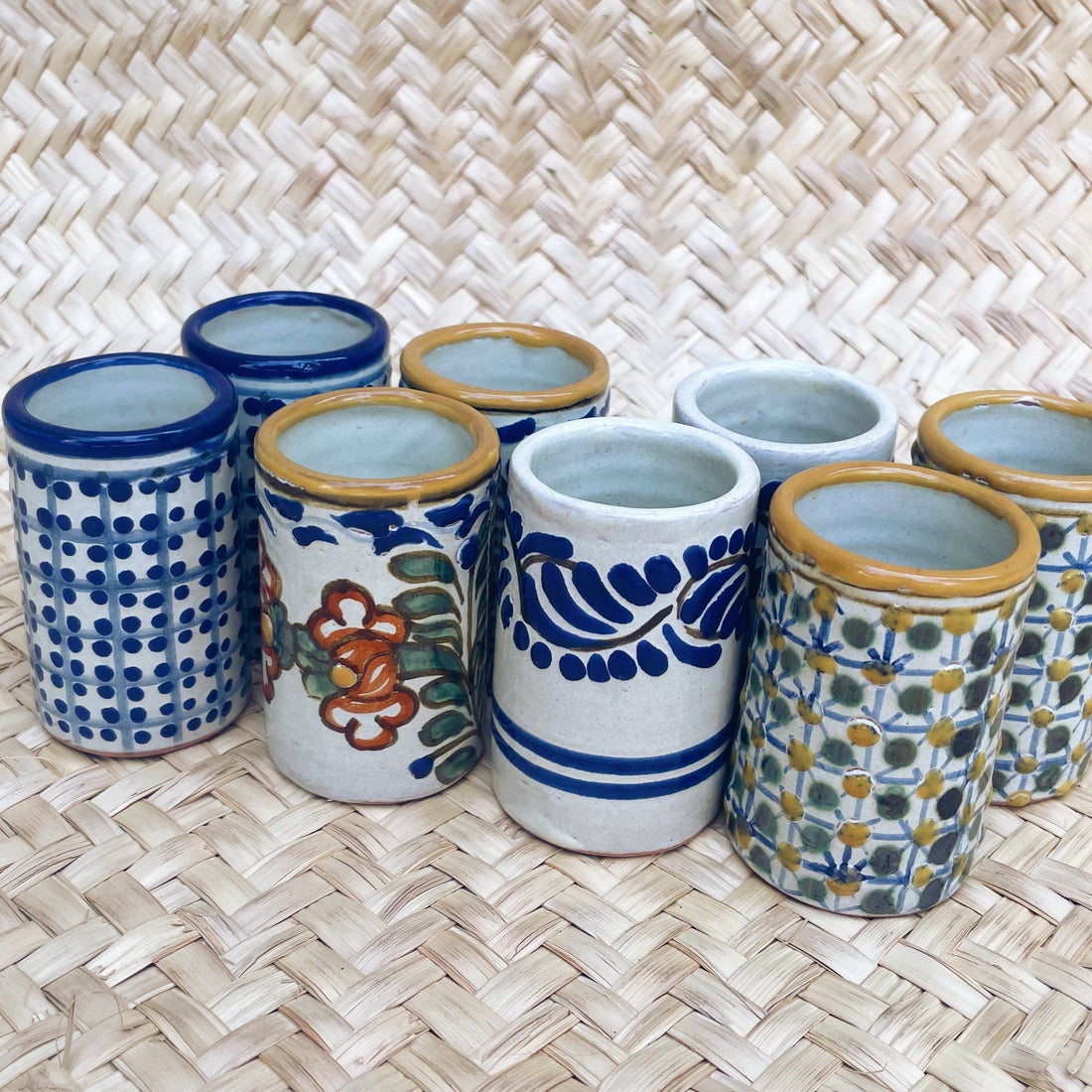 Talavera Tequilero- Small Shot Glass