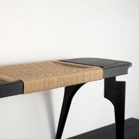 Danish Corded Woven Bench