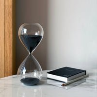 Desktop Hourglass: Jet Black