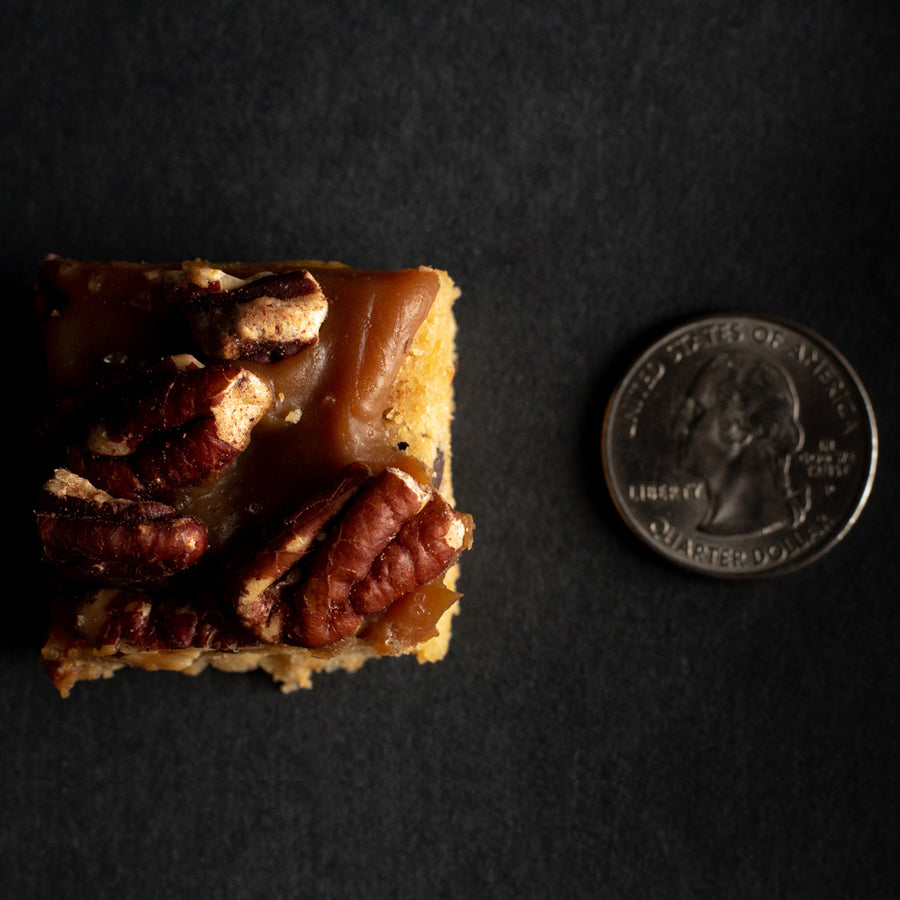 Pecan and Salted Caramel Blondie