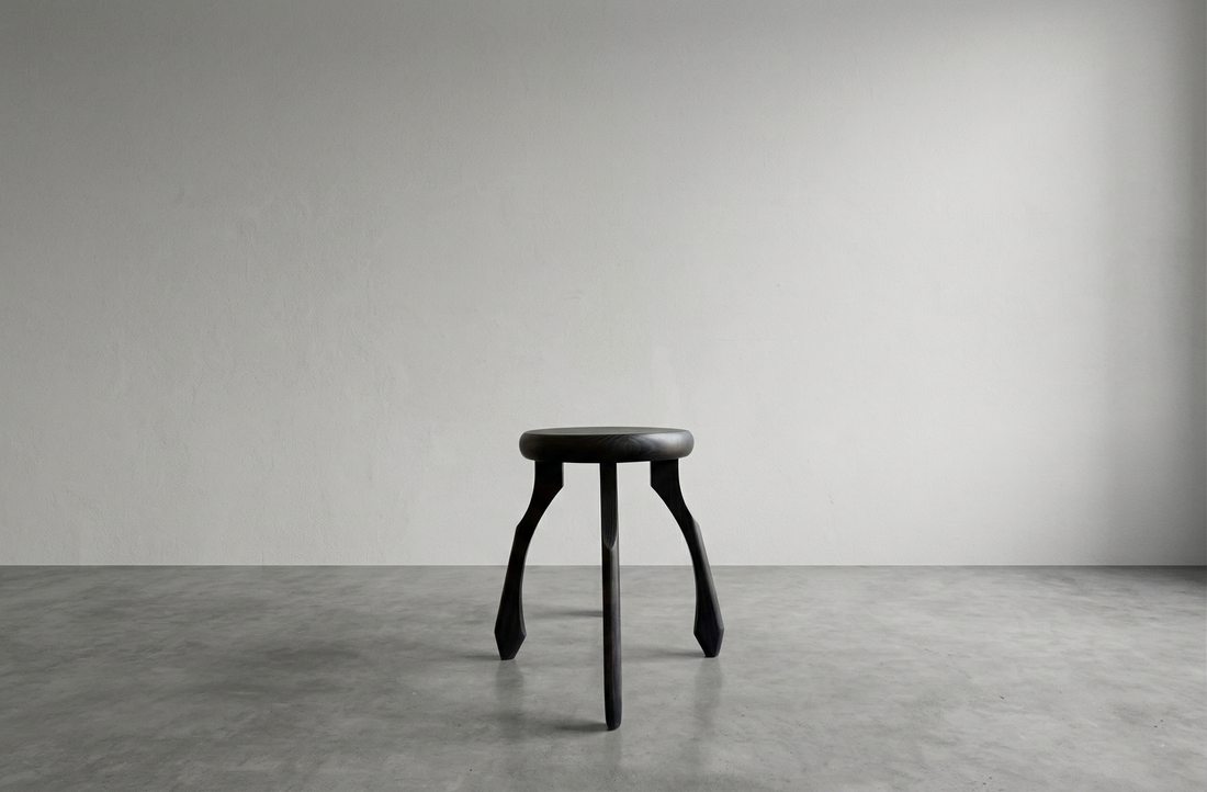 Sparrow Side Table — Sculptural Hardwood in End Grain or Long Grain