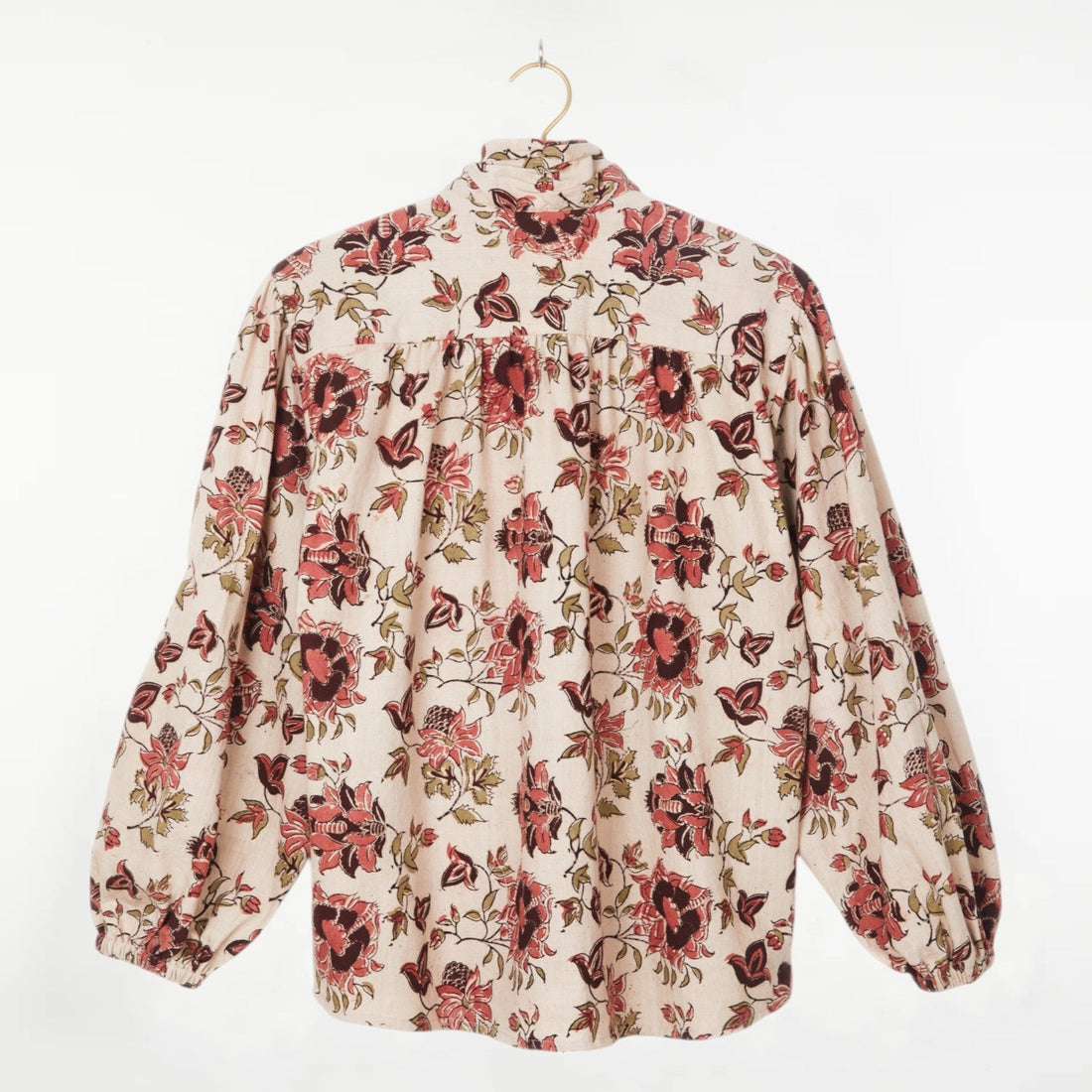 Sabrina Top Kora Floral Print in Madder