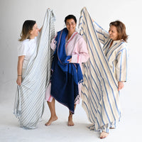 Blue Thin Stripe  Cape Towel