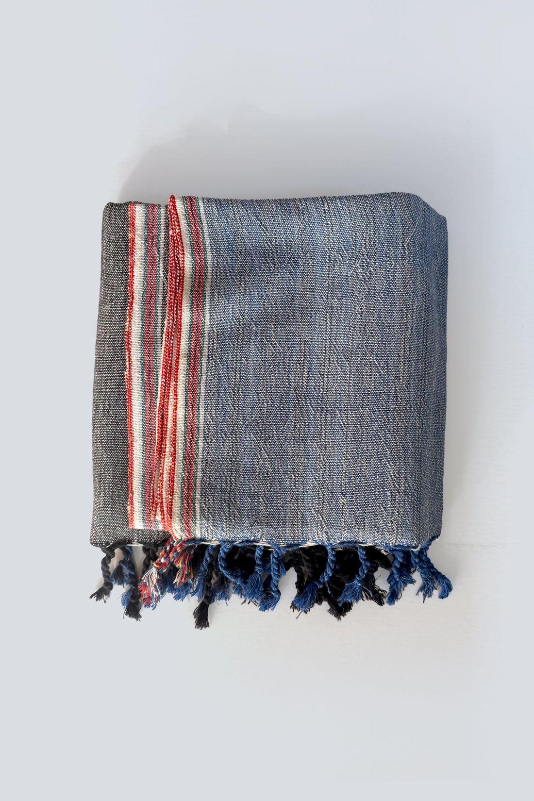 Aegean Charcoal Denim Tonal Towel