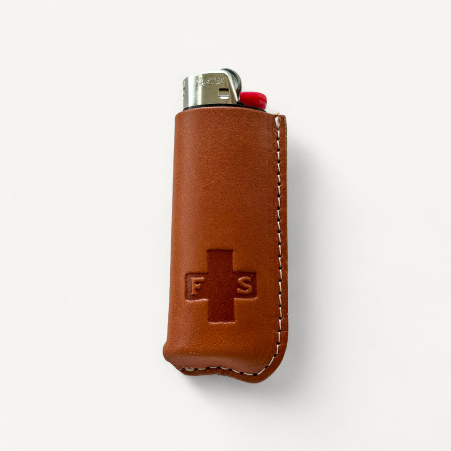 Field + Supply Leather Lighter Case