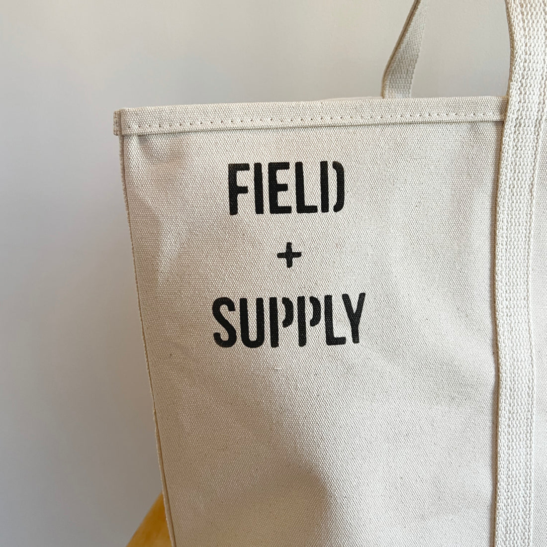 F+S Large Canvas Tote Bag