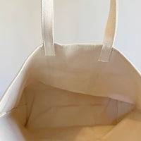 F+S Large Canvas Tote Bag