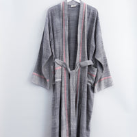 Charcoal Tribeca Long Bathrobe