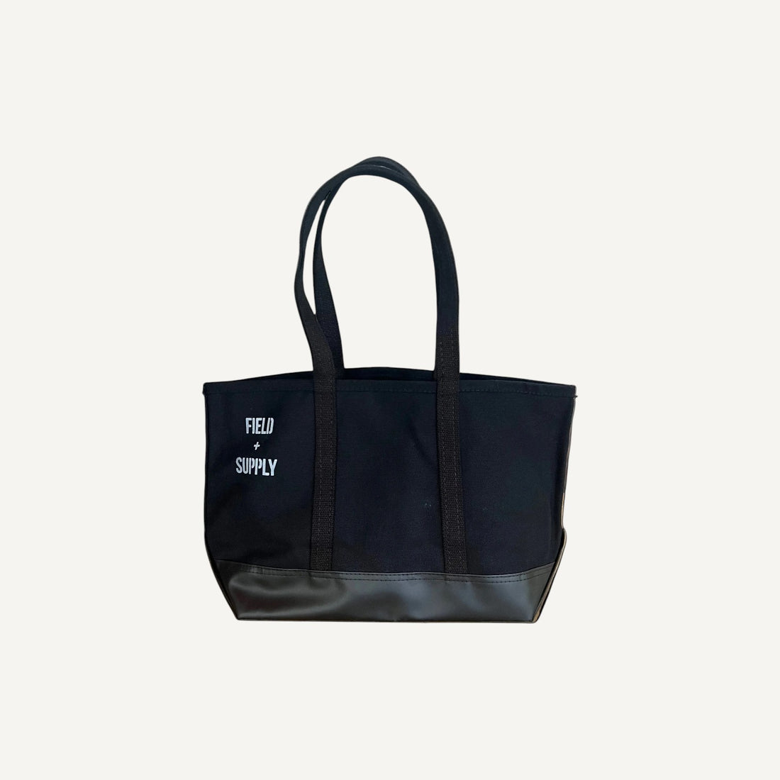 Field + Supply Small Canvas Tote in Black