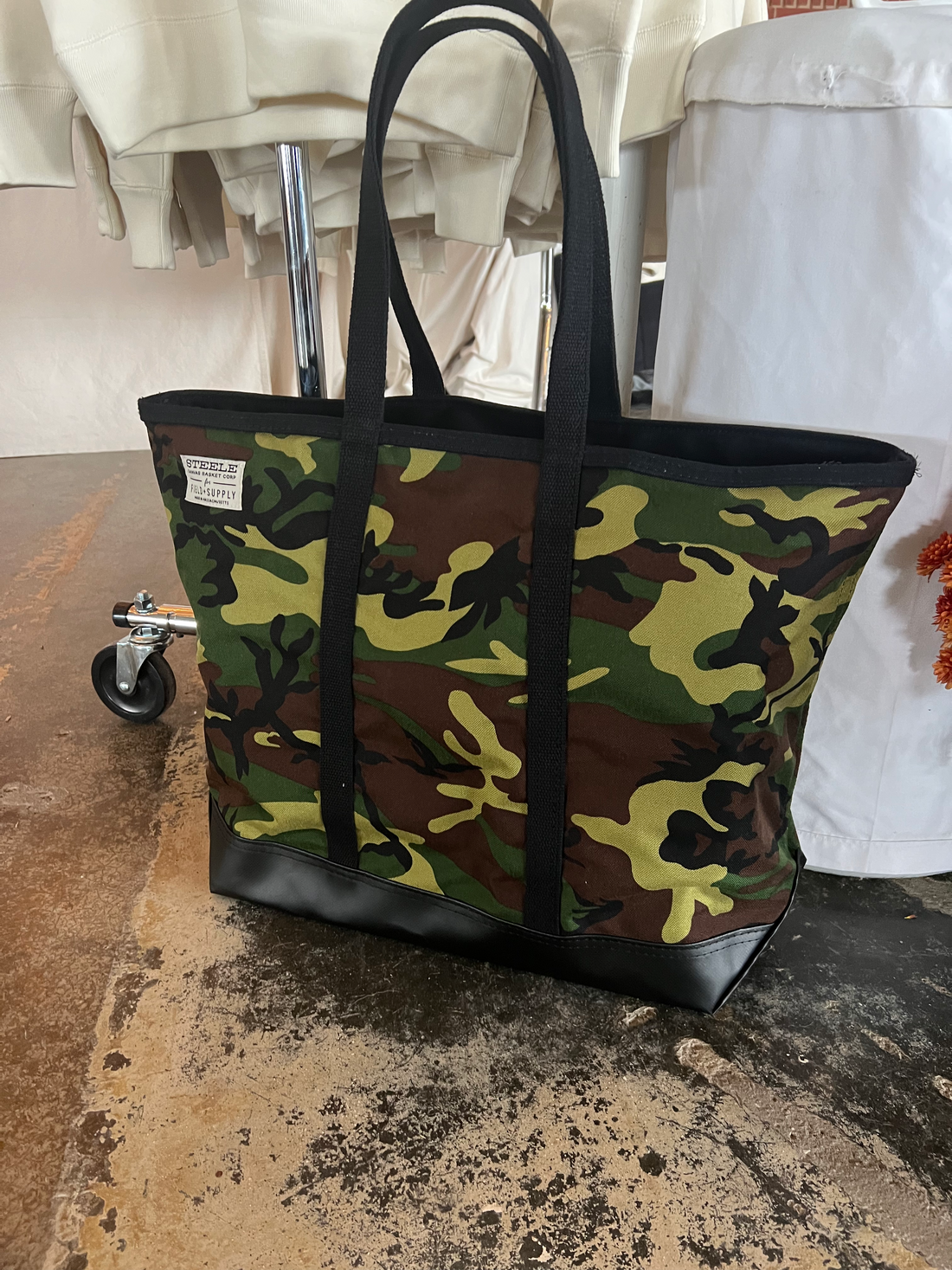 F+S Steele Camo Tote