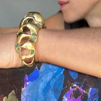 Feast Cuff Bracelet - Yellow Bronze