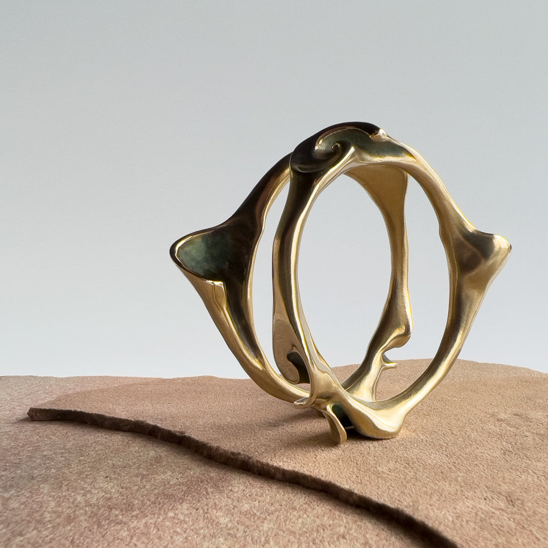 Slide Bangle - Yellow Bronze