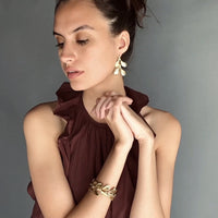 Dyad Link Bracelet - Yellow Bronze