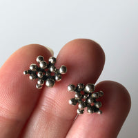 Particle Earrings - Silver
