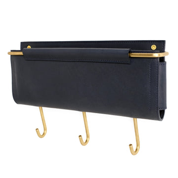 Ledger Wall Pocket 12" With Hooks