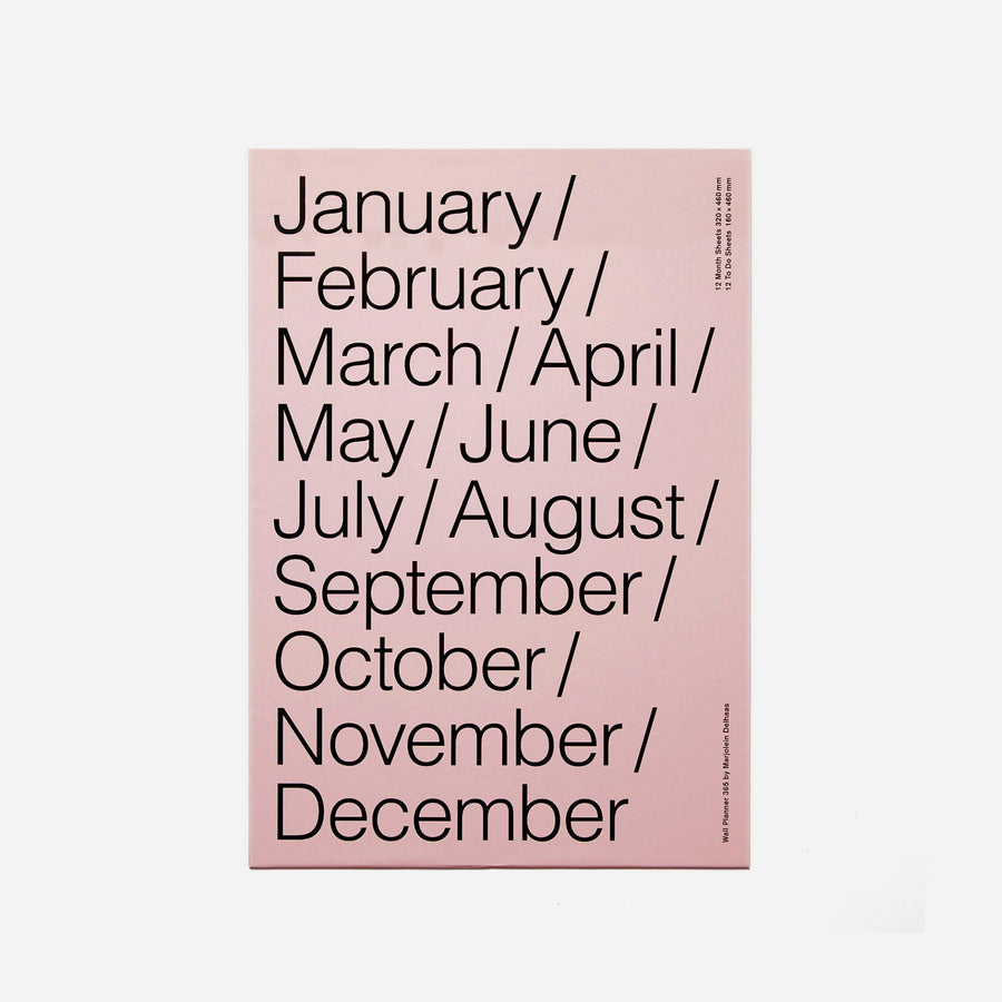 365 Wall Planner, Blush Special Edition