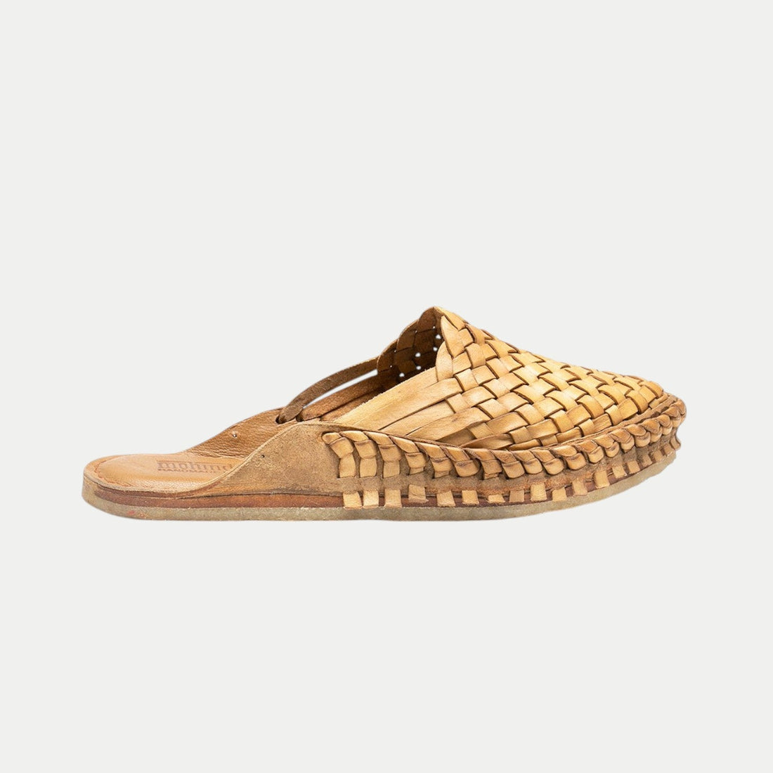 Women's Woven Slide in Honey + No Stripes