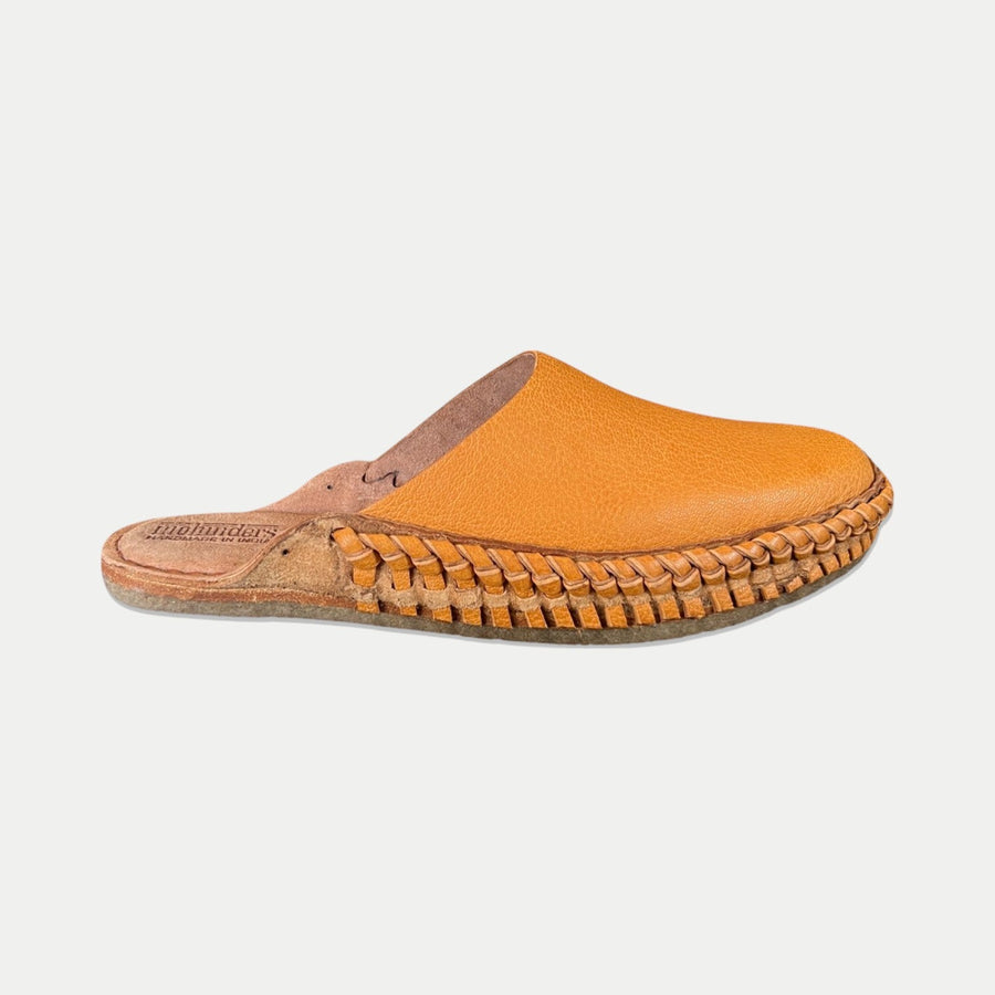 Men's Soft Solid City Slipper in Turmeric