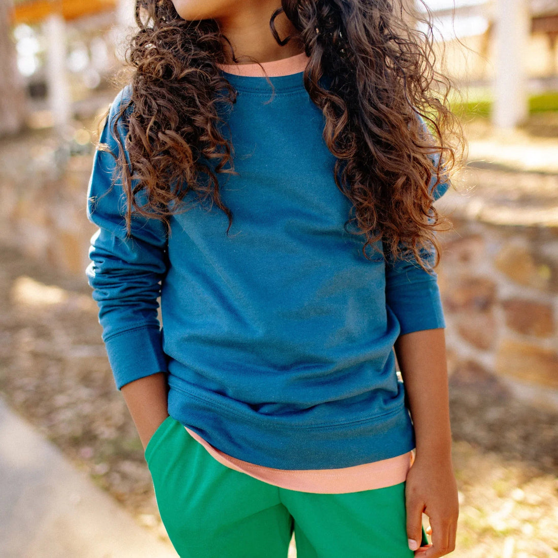 Organic Stevie Raglan Sweatshirt