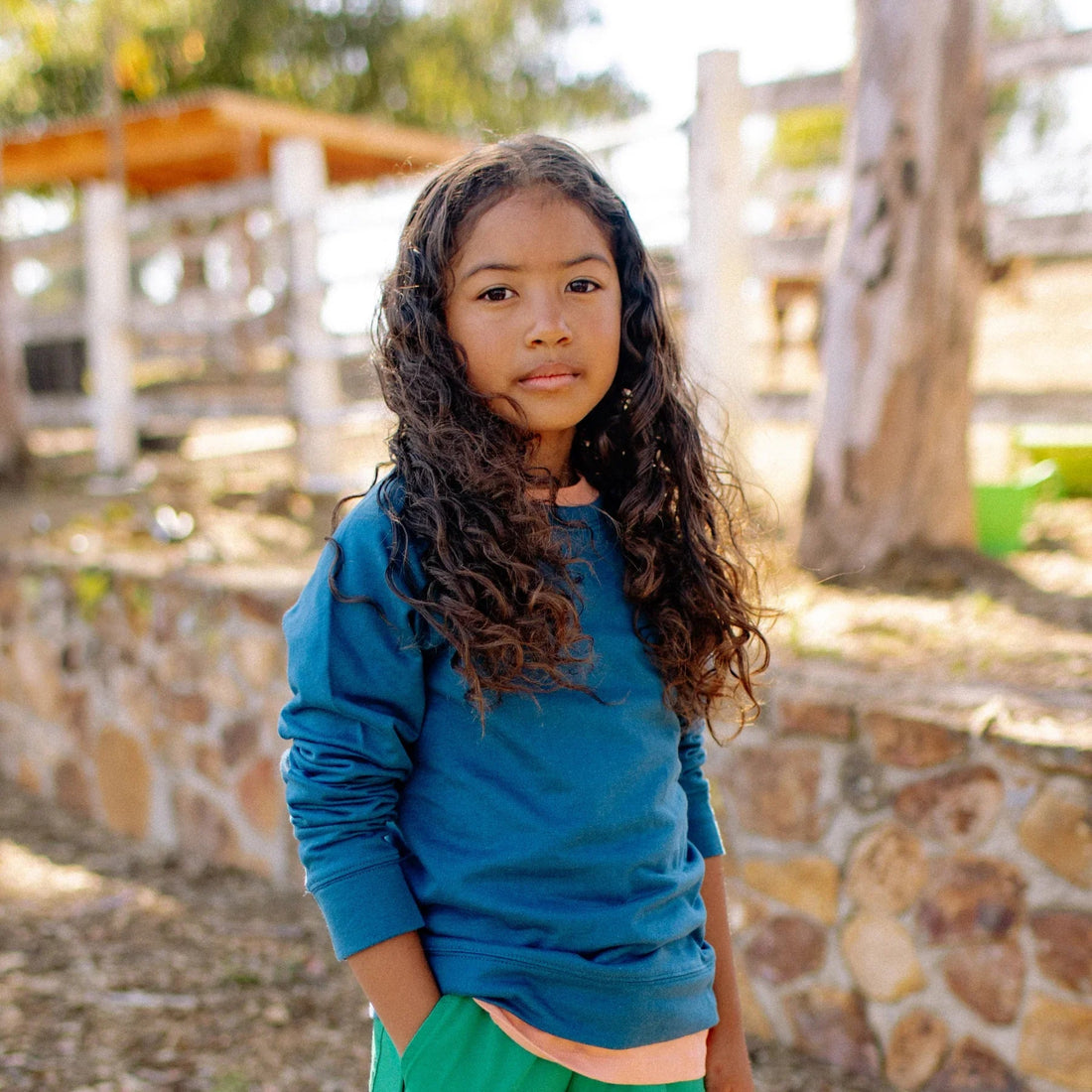 Organic Stevie Raglan Sweatshirt