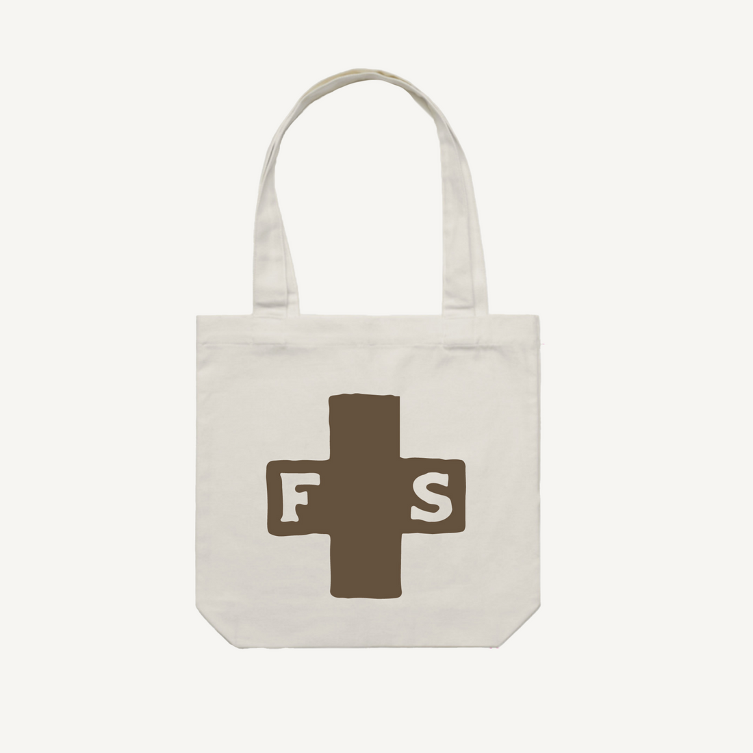 F+S Heavyweight Cotton Canvas Tote in Cream