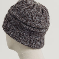 Raaj Zigzag Cable Beanie in Sky Melange