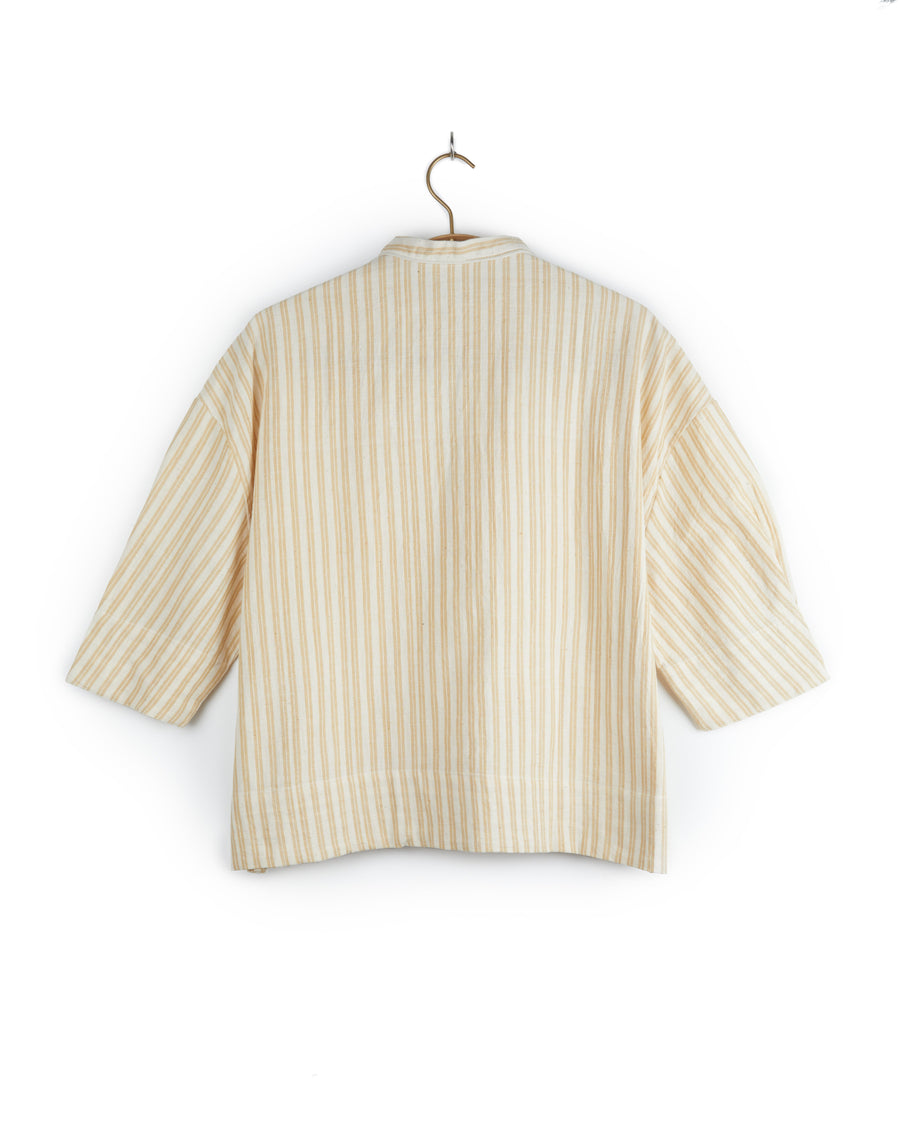 Hema Tie Top in Yellow Stripes