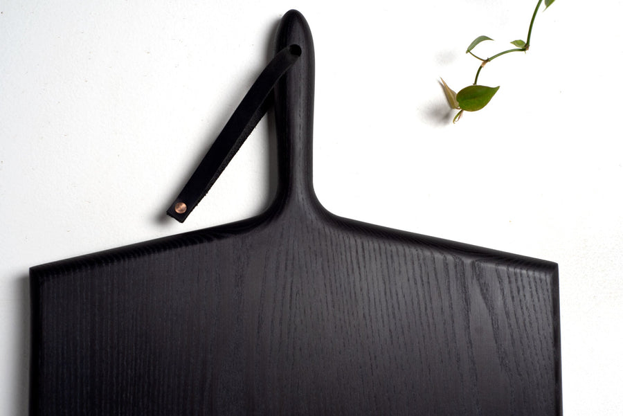 Ebonized Ash Large Whale Bone