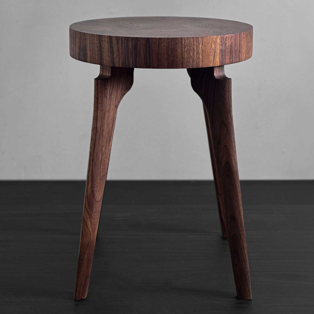 Side Table with End Grain Round Top