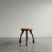 Sparrow Side Table — Sculptural Hardwood in End Grain or Long Grain