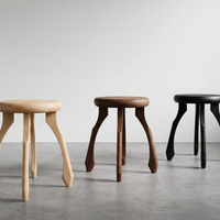 Sparrow Side Table — Sculptural Hardwood in End Grain or Long Grain