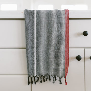 Charcoal Tribeca Hand Towel