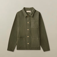 Clint Jacket in Cotton Stripe