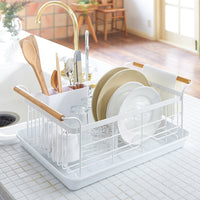 Dish Rack - Steel + Wood