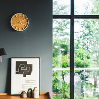 Wall Clock - Steel + Wood
