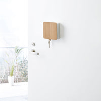 Magnetic Key Cabinet - Steel + Wood