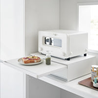 Countertop Drawer with Pull-Out Shelf - Steel