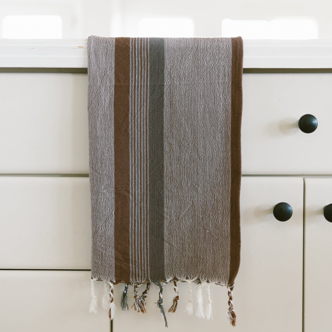 Brown Grey Nomad Hand Towel