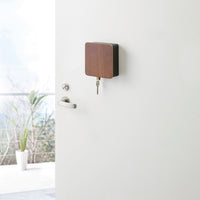 Magnetic Key Cabinet - Steel + Wood