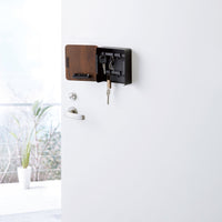 Magnetic Key Cabinet - Steel + Wood